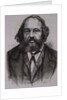 19th Century Engraving of Russian Revolutionary Anarchist Mikhail Aleksandrovitch Bakounine by Anonymous