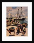 Camels Waiting at the Suez Canal by Anonymous