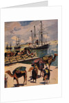 Camels Waiting at the Suez Canal by Anonymous