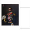 Portrait Painting of the Count of Montalbo in Uniform by Alfred de Dekez