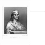 Theuderic II, King of Orleans, Burgundy and Austrasia by Delannoy