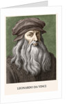 Portrait of Leonardo de Vinci by Anonymous