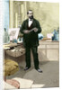 Engraving of Robert Koch in his Laboratory by Anonymous