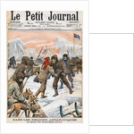 Dans les Regions Antarctiques Le Docteur Otto Nordenskjold Retrouve Magazine Cover of Le Petit Journal by Anonymous