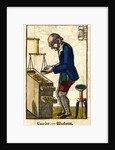 Usurier - Wucherer Woodblock Print by Anonymous