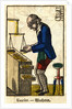 Usurier - Wucherer Woodblock Print by Anonymous