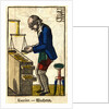 Usurier - Wucherer Woodblock Print by Anonymous