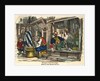Boutiques d'une Rue d'Alger Woodblock Print by Anonymous