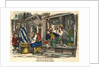 Boutiques d'une Rue d'Alger Woodblock Print by Anonymous