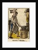 Serrurier - Schlosser Woodblock Print by Anonymous