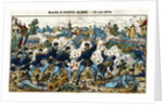 Bataille de Sainte-Barbe Woodblock Print by Anonymous