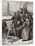Arrivee d'Emigrants Juifs a New-York by Charles Joseph Staniland