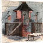 19th-Century Illustration of Glass Blowing by Anonymous