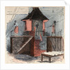19th-Century Illustration of Glass Blowing by Anonymous