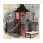 19th-Century Illustration of Glass Blowing by Anonymous