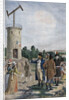Illustration of the Experiment of the Telegraph of Cap in the Park of Saint-Fargeau in Menilmontant in July of 1763 by Anonymous