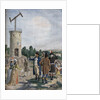 Illustration of the Experiment of the Telegraph of Cap in the Park of Saint-Fargeau in Menilmontant in July of 1763 by Anonymous