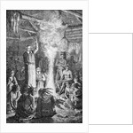 Illustration of Saint Jean de Brebeuf Speaking to Indian Council by Anonymous