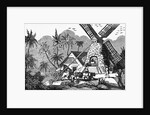 Illustration of Early Workers at West Indies Sugar Mill by Anonymous