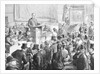 Audience and Auctioneer by Anonymous