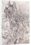 Illustration of Battle Surrounding the Chariot of Darius by Anonymous