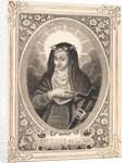 Portrait of Saint Rose of Lima Holding a Cross by Anonymous