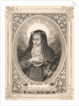 Portrait of Saint Rose of Lima Holding a Cross by Anonymous