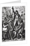 Man Assembling Crowd During French Revolution by Anonymous