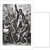 Man Assembling Crowd During French Revolution by Anonymous