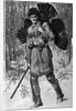 Thanksgiving Hunter With A Turkey by Anonymous