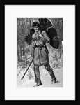 Thanksgiving Hunter With A Turkey by Anonymous