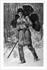 Thanksgiving Hunter With A Turkey by Anonymous