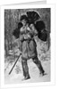 Thanksgiving Hunter With A Turkey by Anonymous
