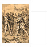 Hengist and Horsa Coming Ashore with Their Warriors by Anonymous