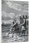 King Canute with His Courtiers by Anonymous