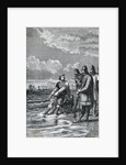 King Canute with His Courtiers by Anonymous