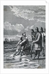 King Canute with His Courtiers by Anonymous