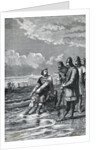 King Canute with His Courtiers by Anonymous