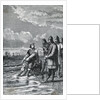 King Canute with His Courtiers by Anonymous