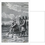 King Canute with His Courtiers by Anonymous