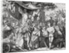 Martin Luther Opposer Johann Tetzel with Crowd by Anonymous