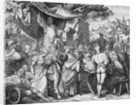 Martin Luther Opposer Johann Tetzel with Crowd by Anonymous