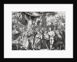 Martin Luther Opposer Johann Tetzel with Crowd by Anonymous