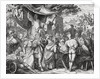 Martin Luther Opposer Johann Tetzel with Crowd by Anonymous