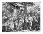 Martin Luther Opposer Johann Tetzel with Crowd by Anonymous