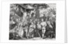 Martin Luther Opposer Johann Tetzel with Crowd by Anonymous