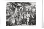 Martin Luther Opposer Johann Tetzel with Crowd by Anonymous