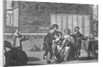 Woman Preparing for Leeching by Anonymous