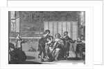 Woman Preparing for Leeching by Anonymous