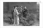 Noblemen in a Garden by Anonymous